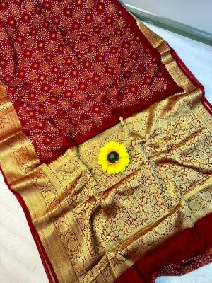 Vastrangan kanjivaram bandhani saree wholesale online market